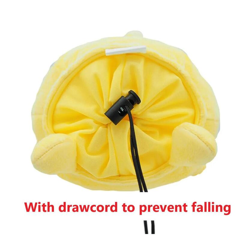 PPHD001 POMPOMPURIN GOLF DRIVER HEAD COVER - YELLOW