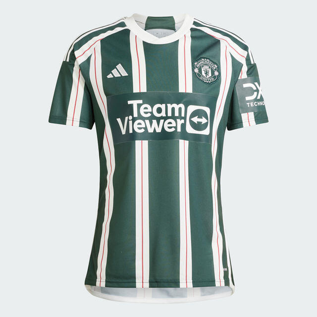 Adidas MUFC A JSY Men Football Jersey Green