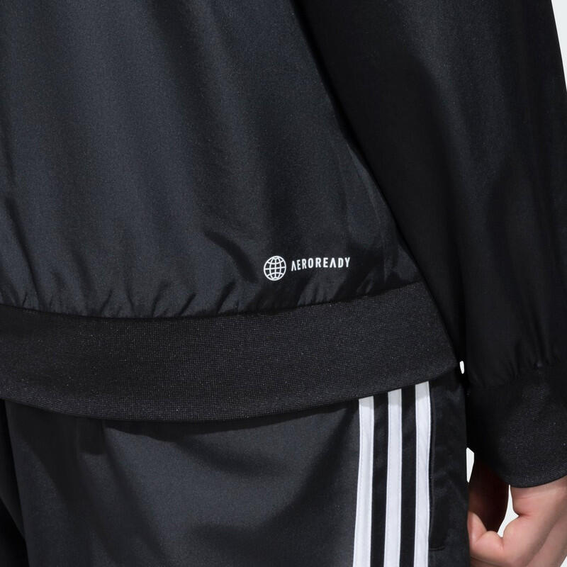 Adidas M 3S WV TT TS Men Sports Track Suit Black