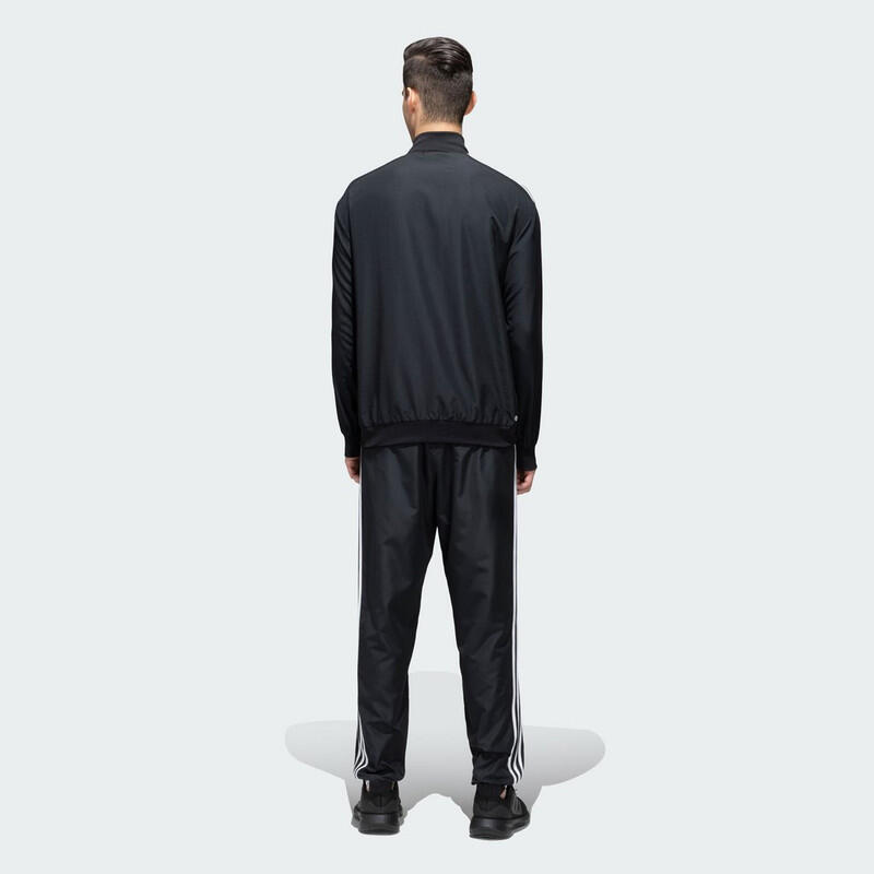 Adidas M 3S WV TT TS Men Sports Track Suit Black