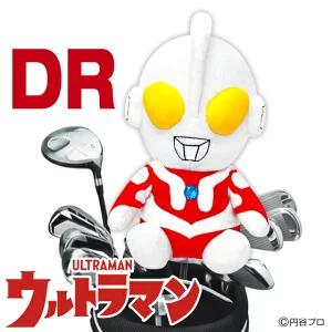 UMHD001 鹹蛋超人高爾夫發球木桿頭套 - 白色/紅色