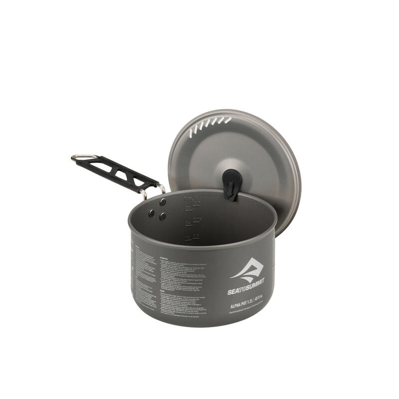 (AKI3004-0238) Alpha Pot (Storage Sack Included) 1.2L - Grey