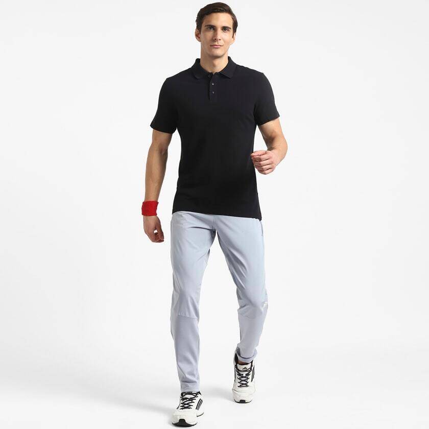Adidas ESS BASE POLO Men Sports Polo Shirts Black -  4