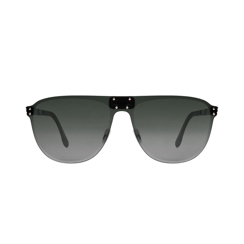 Halo O009 Adult Unisex Folding Sunglasses - Brush Gold/Green