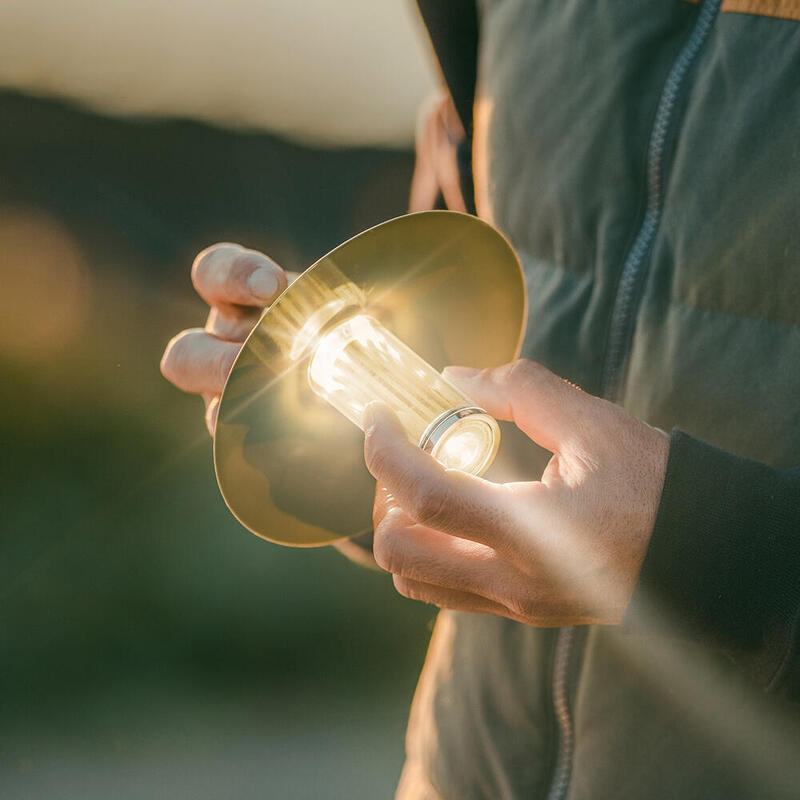 M3 Lampshade LED Camping Lamp - Brown