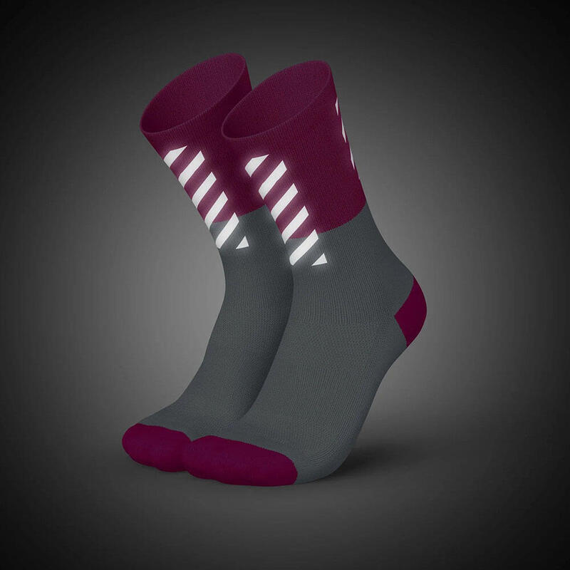 High-Viz V2 高筒透氣運動襪 - 粉紅色
