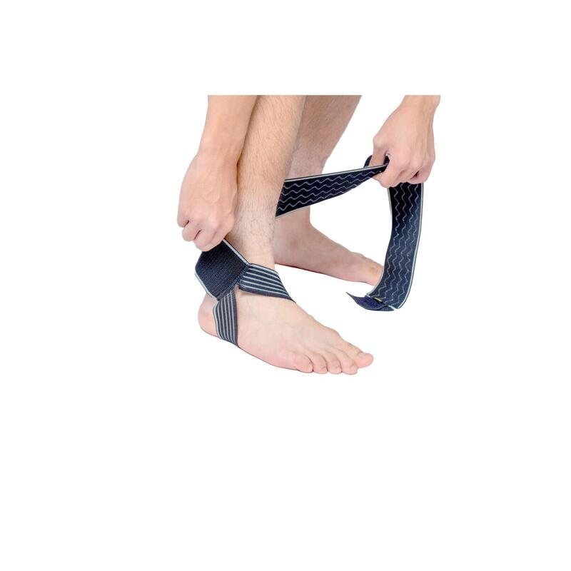 ANKLE WRAP 4-SILICONE - BLACK