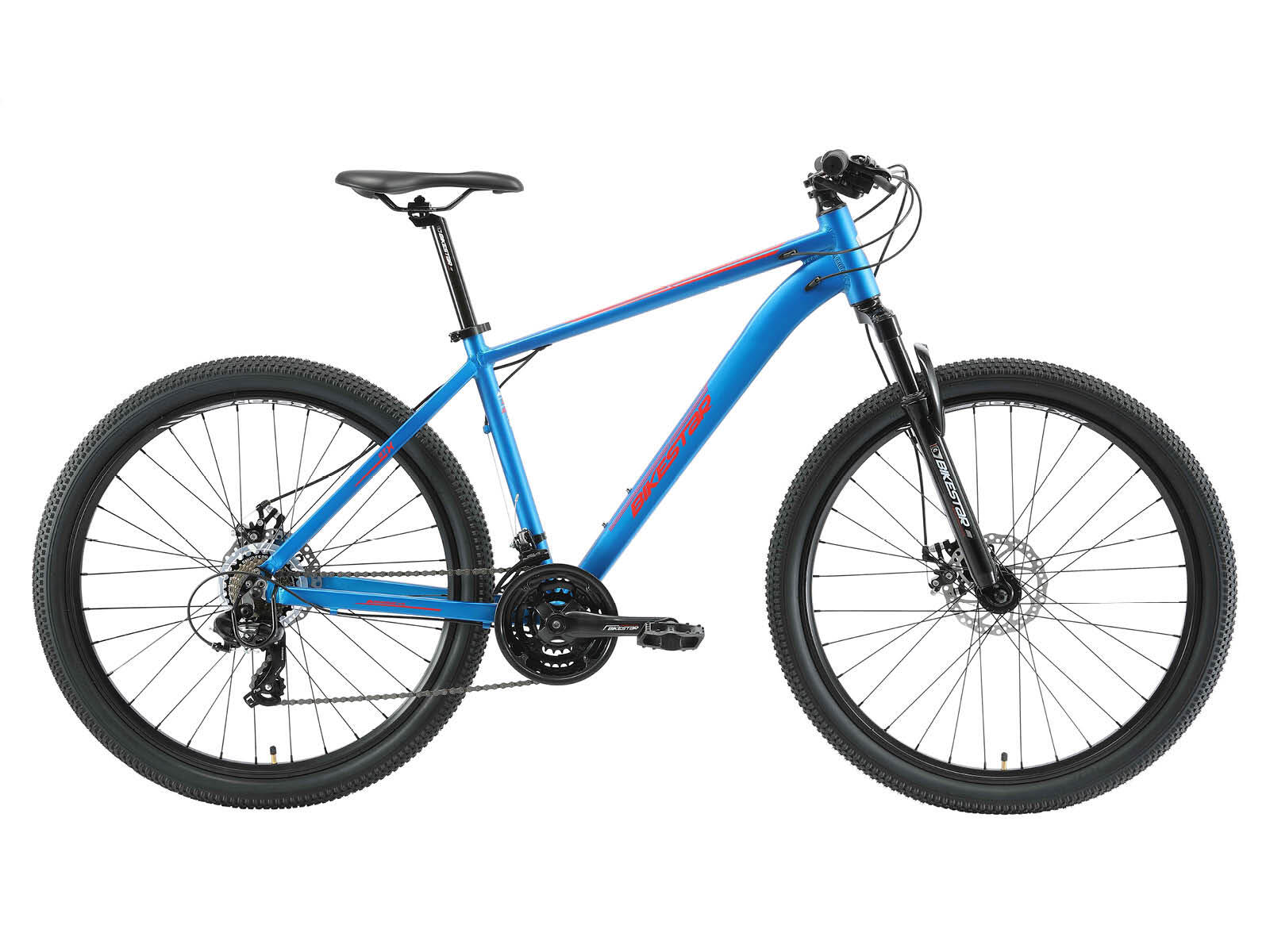 BIKESTAR Bikestar Hardtail Alu MTB Sport Large 27,5 Zoll 21 Speed