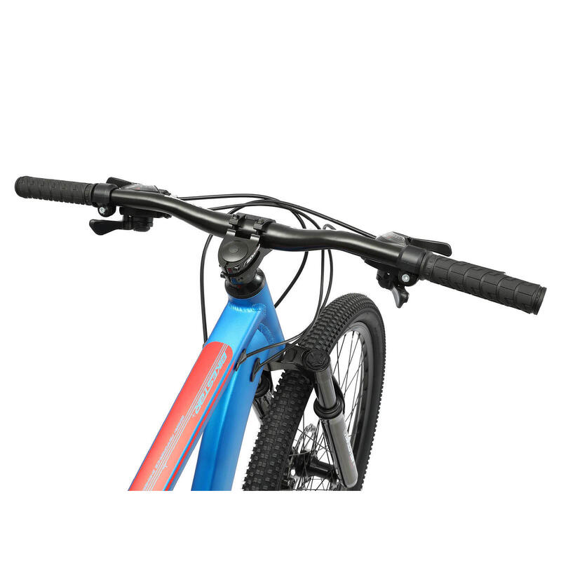 Bikestar Hardtail MTB Alu Sport L 27,5 Inch 21 Speed Blauw/rood