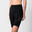 Women GA Activewear High Waist Mesh Fitness Tight shorts - BLACK