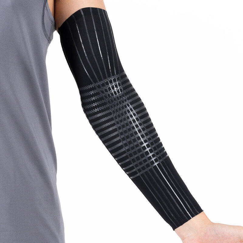 SensELAST®防滑運動壓力緊身護肘套 - 黑色