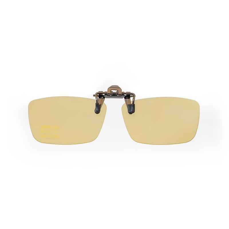 Smart Eye Clip On 成人款感光變色夾式健行太陽眼鏡 - 黃色