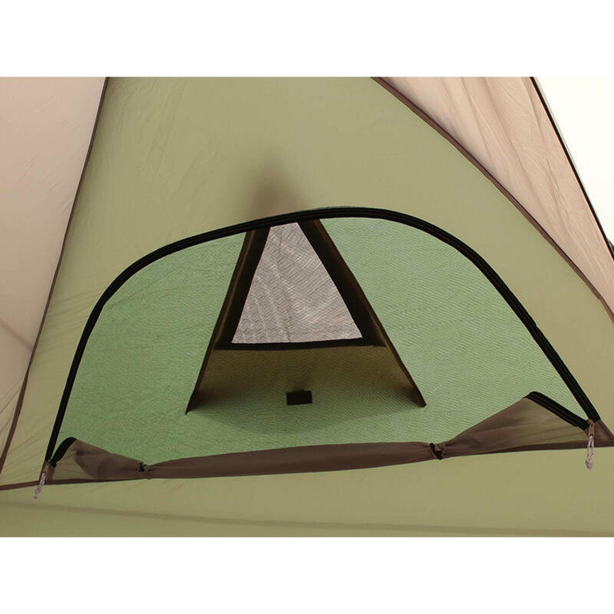 THE TENT (L) T5-624-KH 5 Person Camping Tent - Tan/Khaki