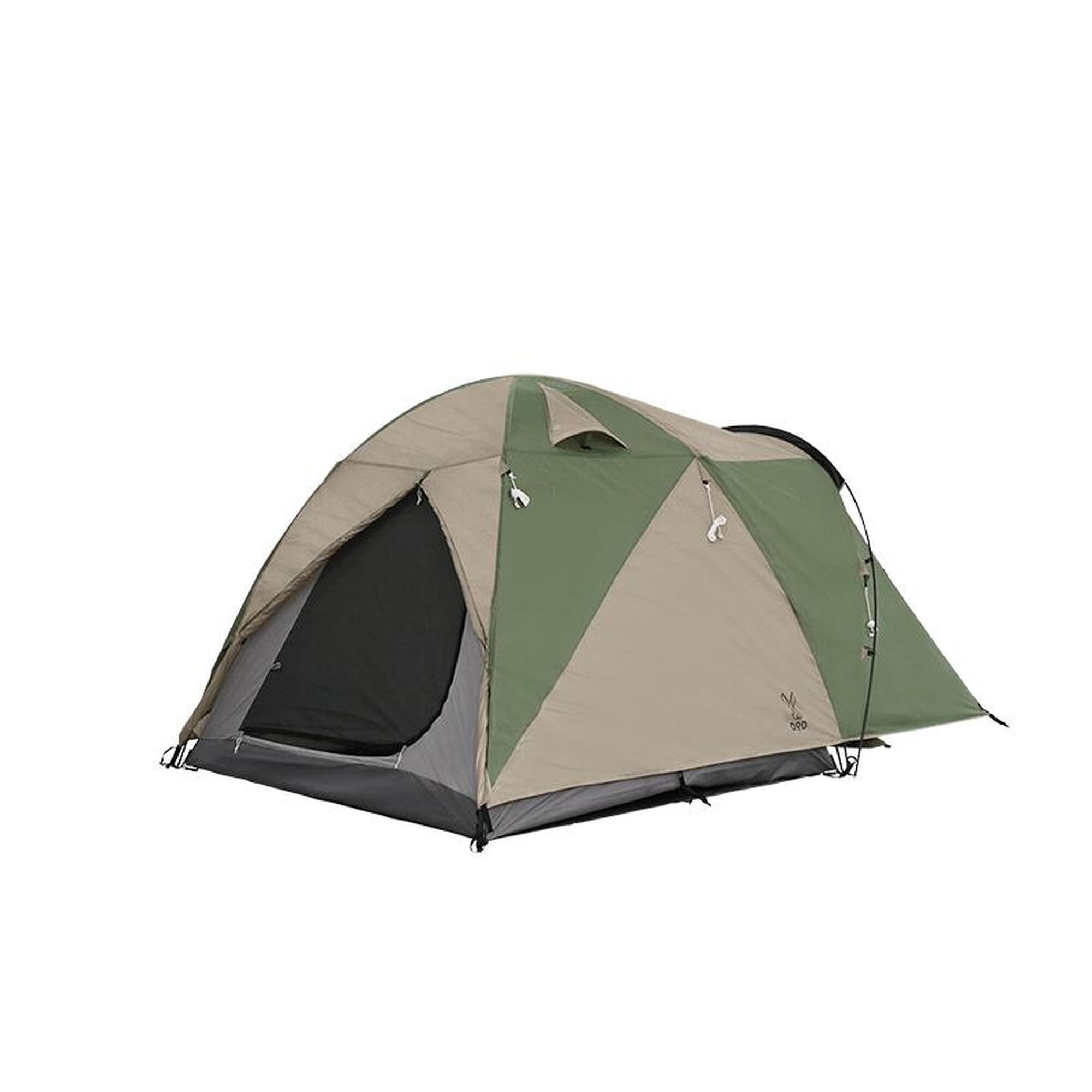 THE TENT (L) T5-624-KH 5人露營帳篷  - 棕褐色/卡其色