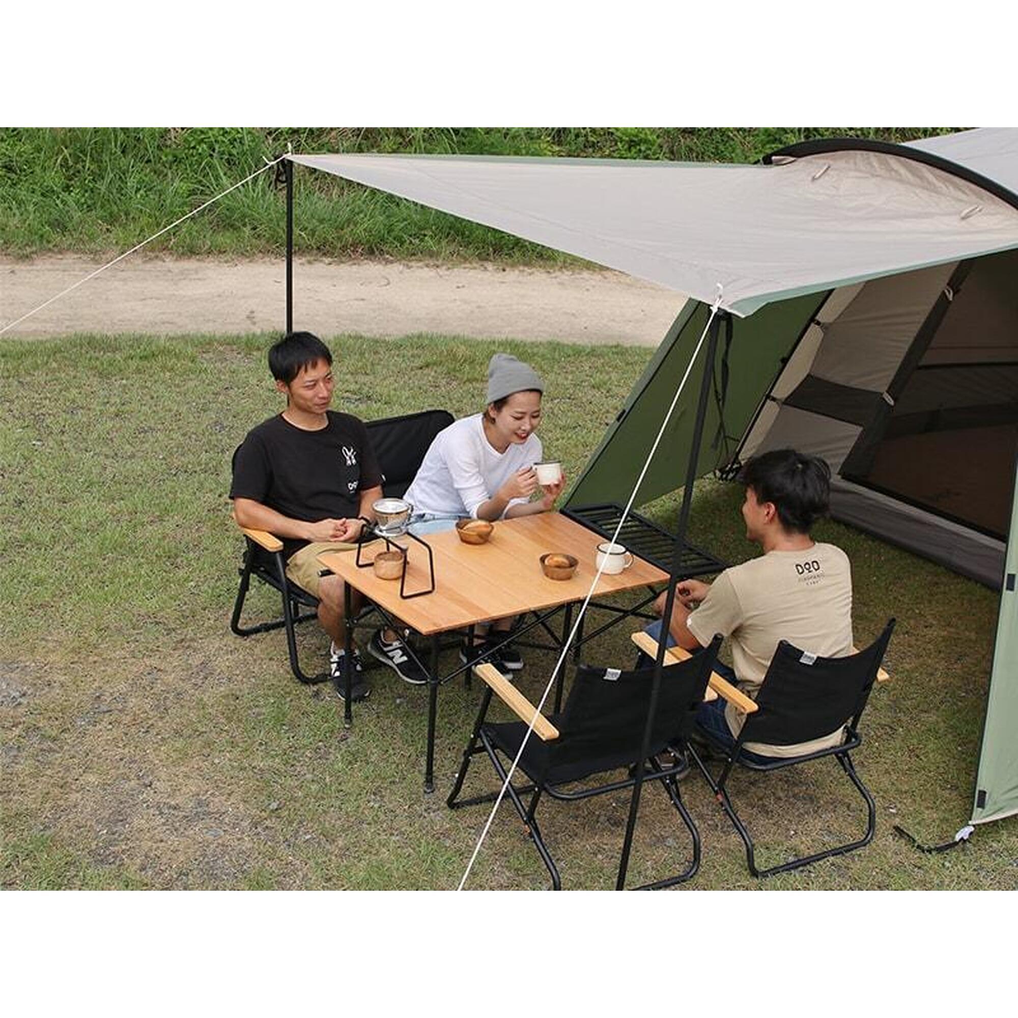 THE TENT (L) T5-624-KH 5 Person Camping Tent - Tan/Khaki
