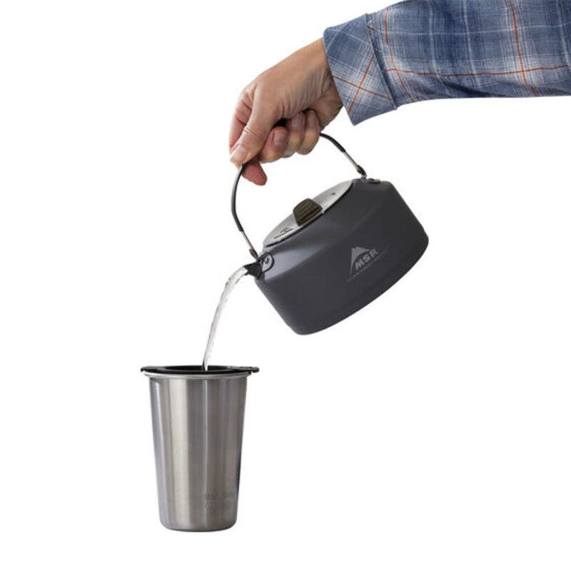Pika Ultralight Camping Teapot 1L - Grey