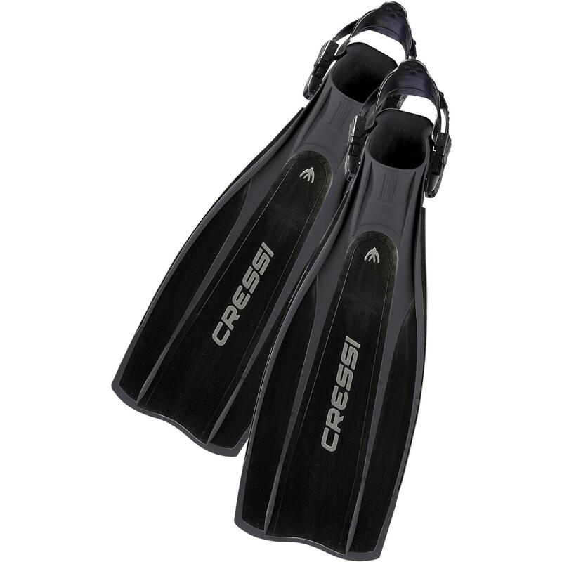 PRO LIGHT Adult Scuba-Diving Fins - Black