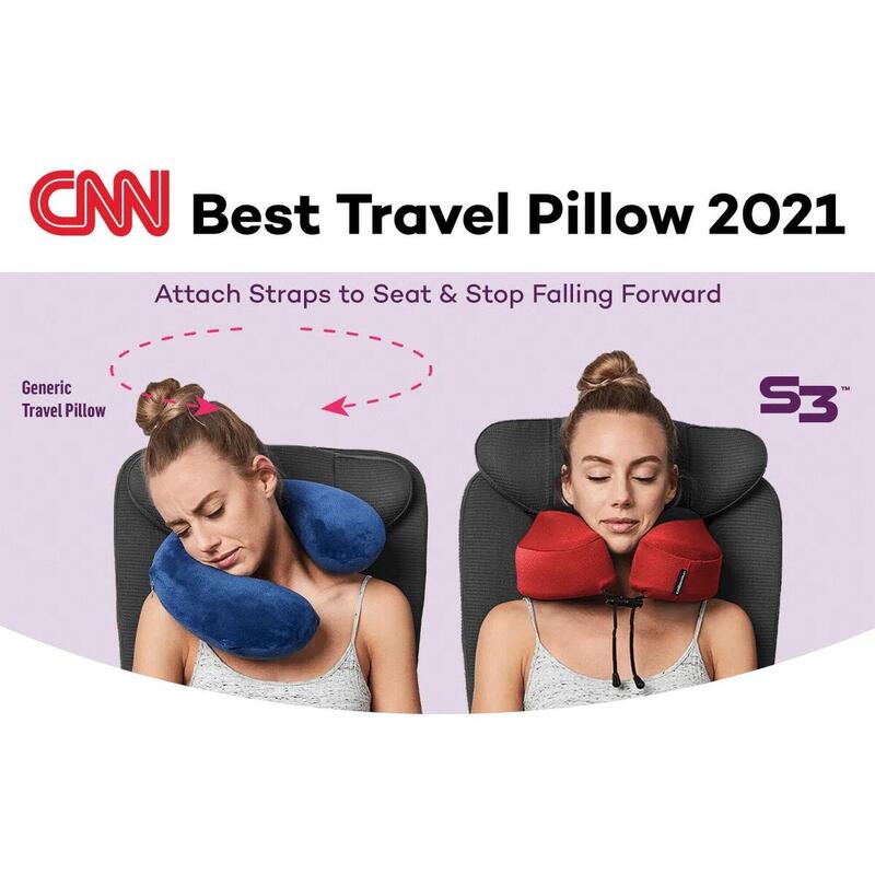 Evolution Earth Travel Pillow - Water (Blue)