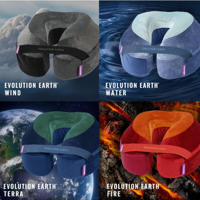 Evolution Earth Travel Pillow - Wind (Grey)