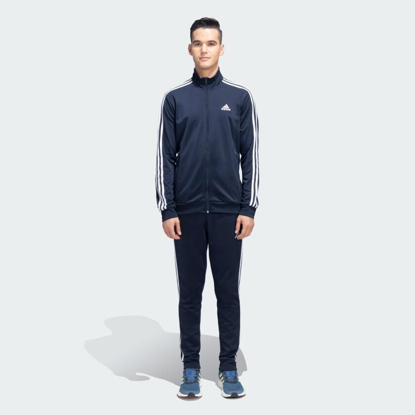 Adidas M 3S TR TT TS Men Sports Track Suit Blue
