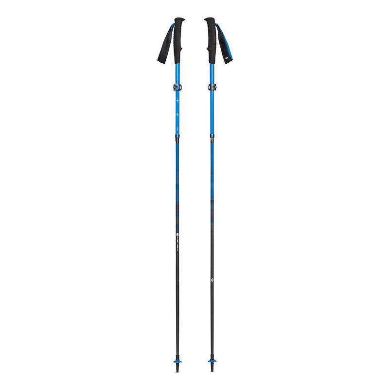 Distance Carbon FLZ 可折疊行山杖 95-110cm (一對裝) - 藍色