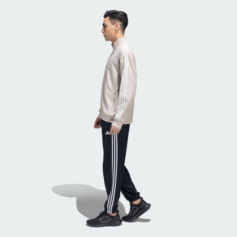 Adidas M 3S WV TT TS Men Sports Track Suit Brown -  2