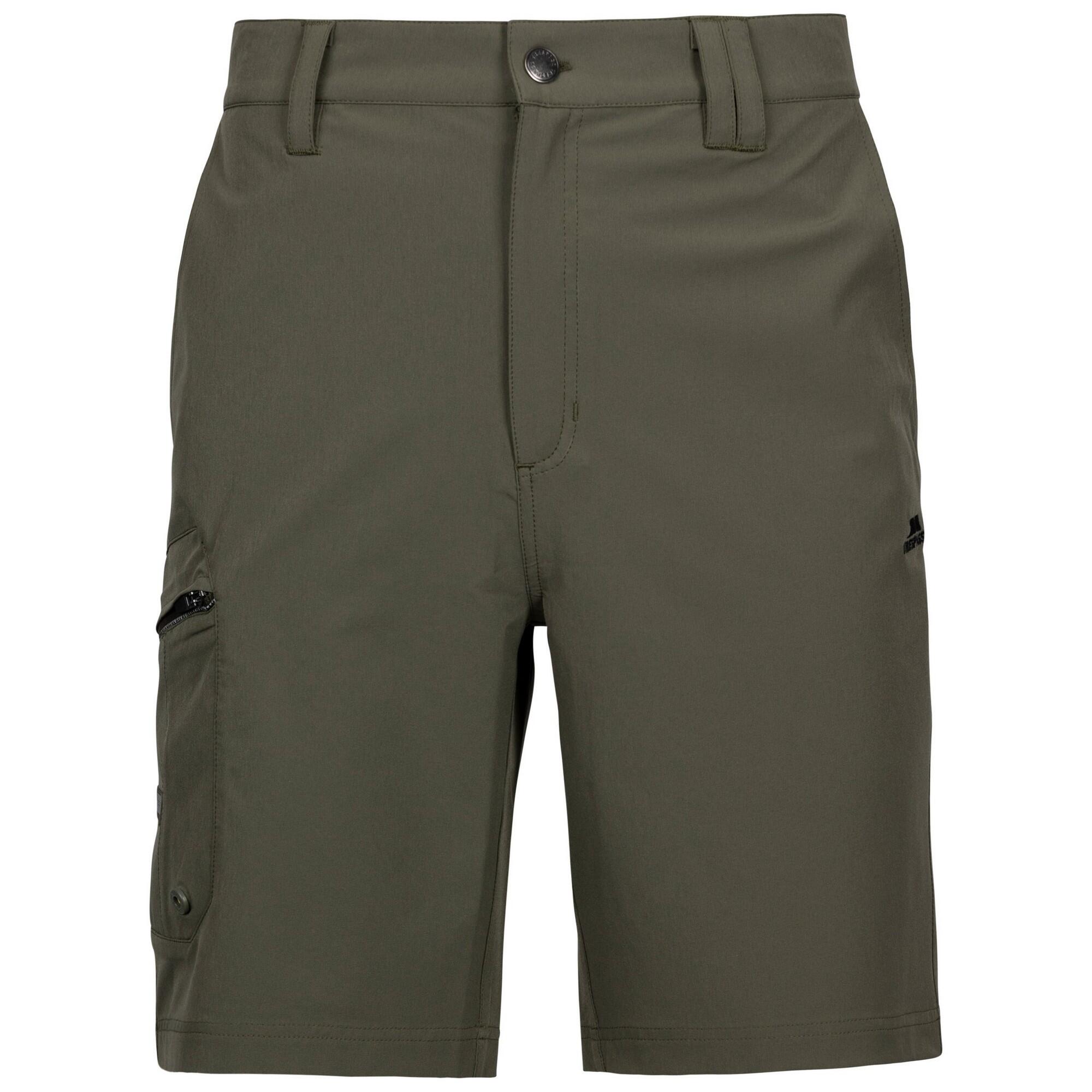 TRESPASS Mens Upwell TP75 Casual Shorts (Herb)