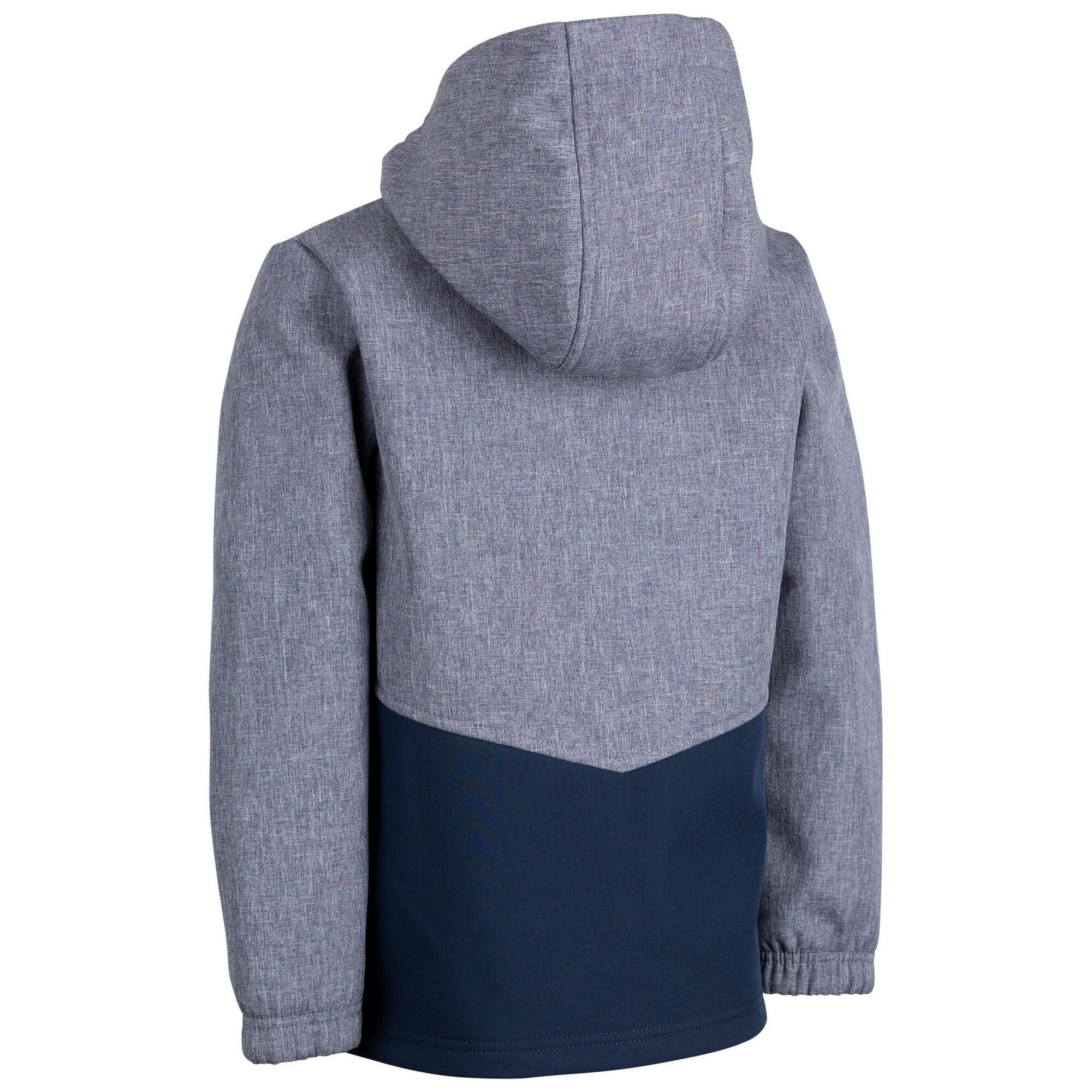 Giacca Soft Shell Bambini Trespass Cheerfully Blu Navy 2/3