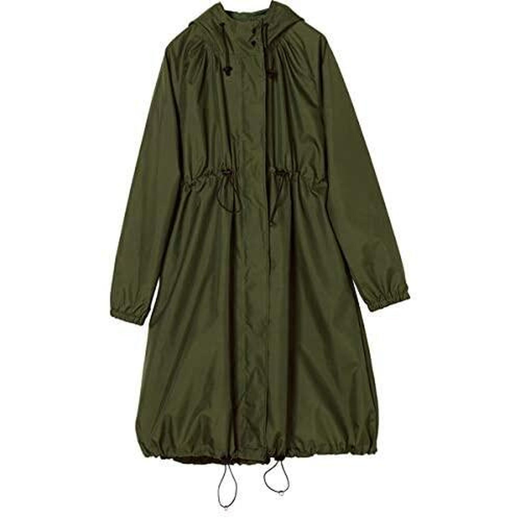 R1101 Adult Raincoat (with storage bag) - Khaki
