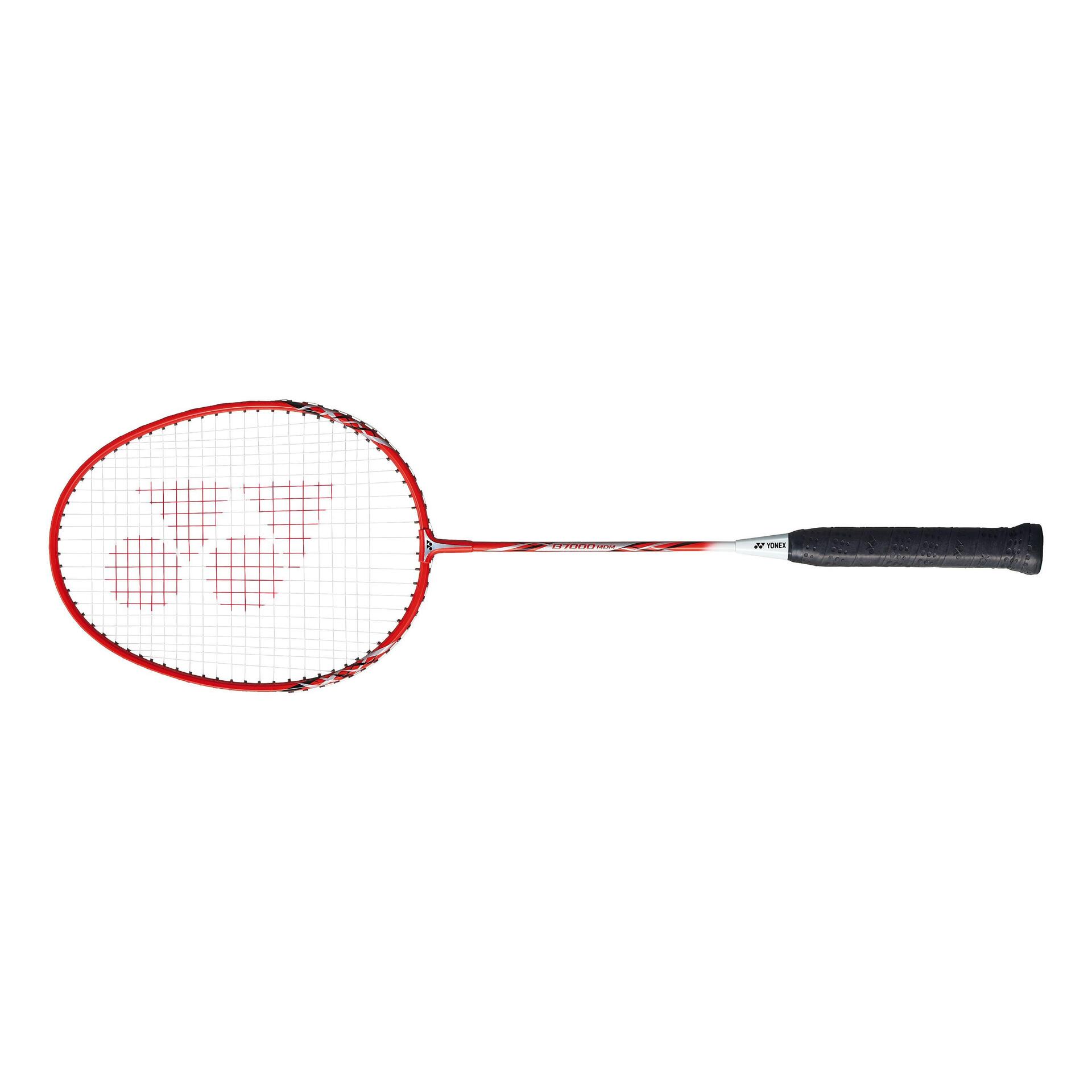 Badminton Racket B7000M RED U/G4 (strung)