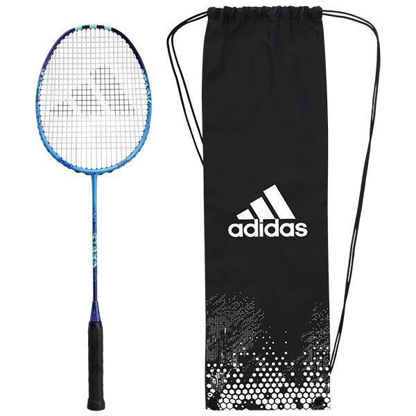 Spieler E Stark Adult Badminton Racket with Racket Sack (G5 Strung) - Blue