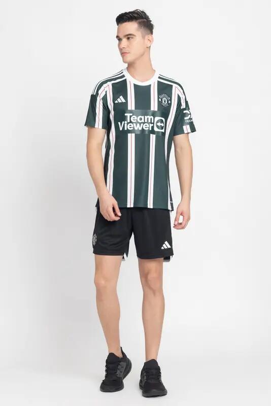 Adidas MUFC A JSY Men Football Jersey Green -  1