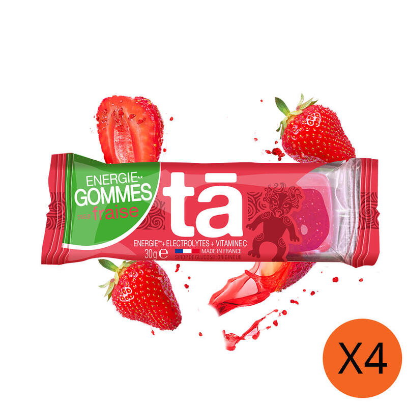 Energy Gummies (4 Packs) - Strawberry
