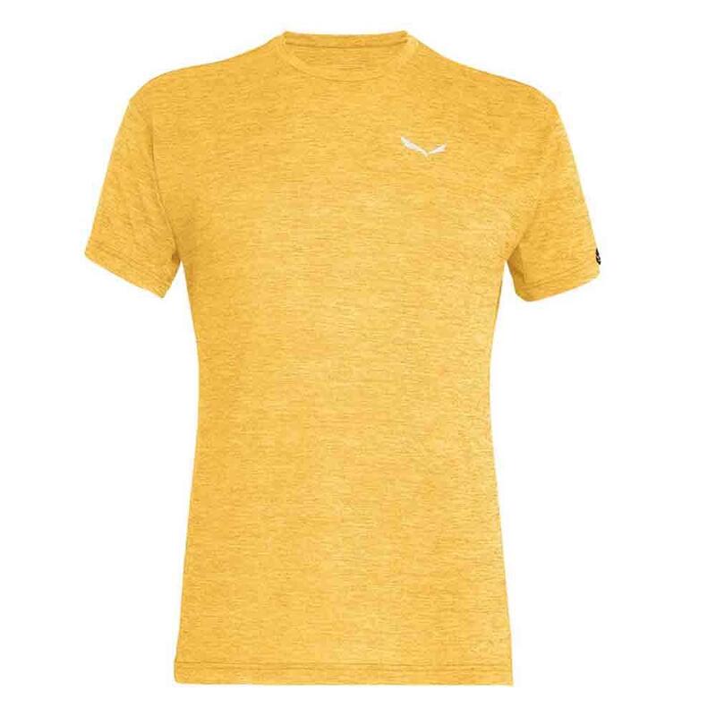 Puez Melange Dry M S/S Tee - Yellow