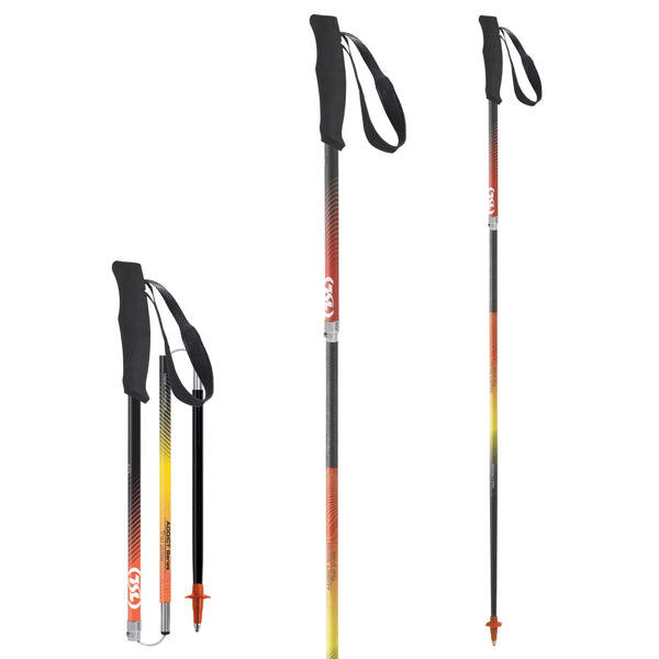 Outdoor Trail Carbon 4 Trail Running Pole (Trail Ultra) - Black