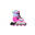 LE Kid's Adjustable Inline Skate - Pink