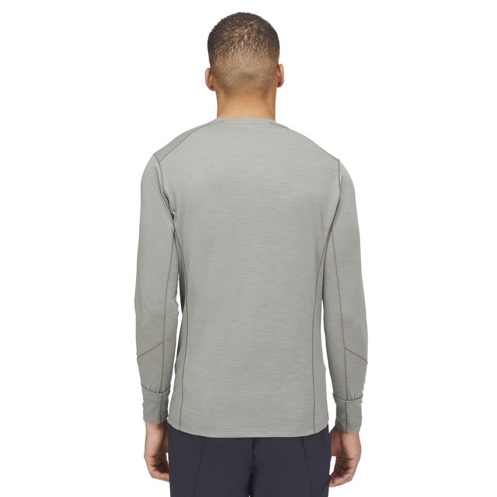 Rab Syncrino Merino Long Sleeve Baselayer Tee Stone