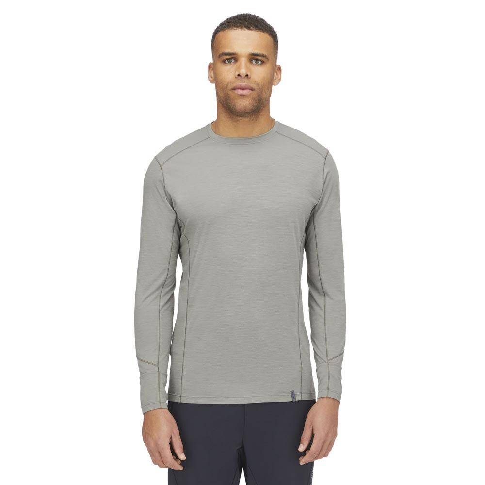 Rab Syncrino Merino Long Sleeve Baselayer Tee Stone -  4