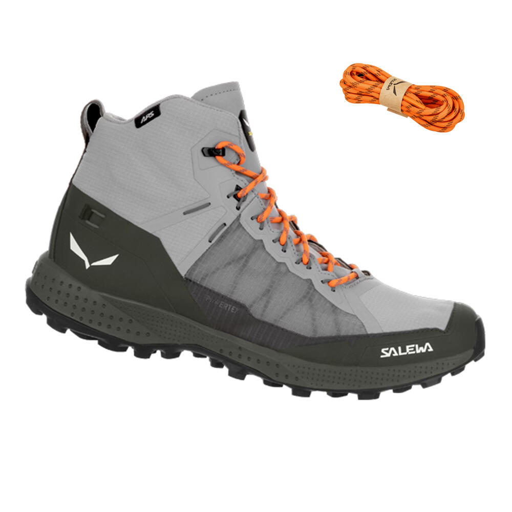 Salewa Pedroc Pro PTX Mid Waterproof Speed Hiking Boots Grey alloy/Dark Olive