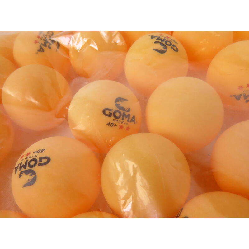 GOMA 2星40+ 乒乓球訓練用球 72個裝  - 橙色