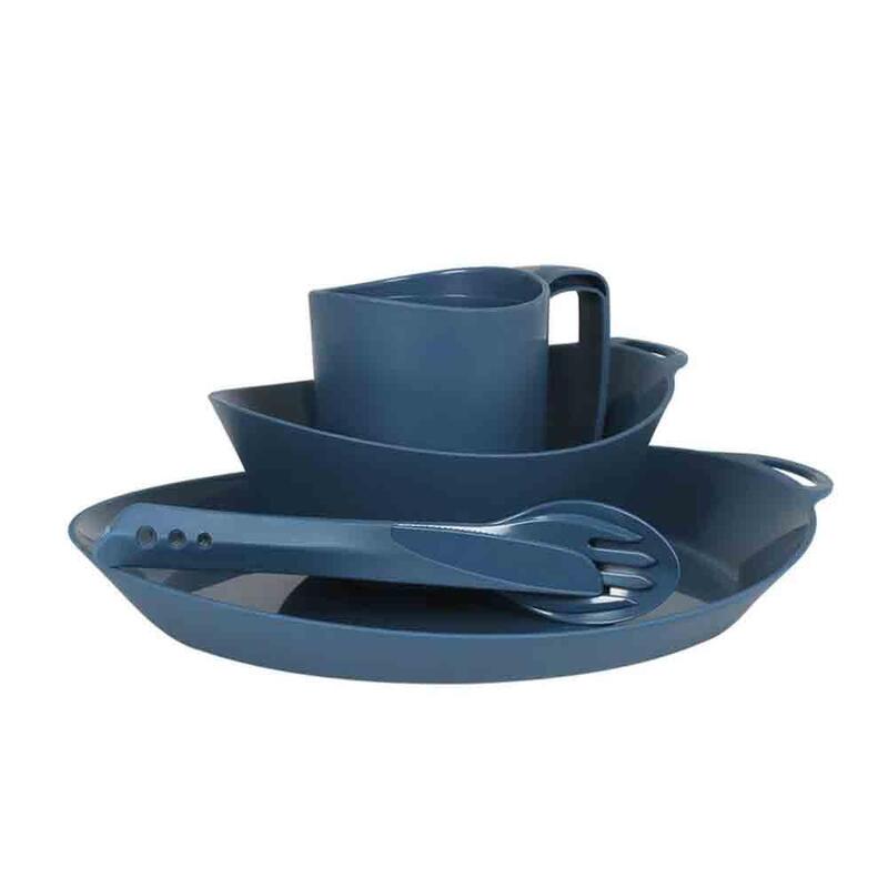 Ellipse 4-Piece Tableware Set - Blue