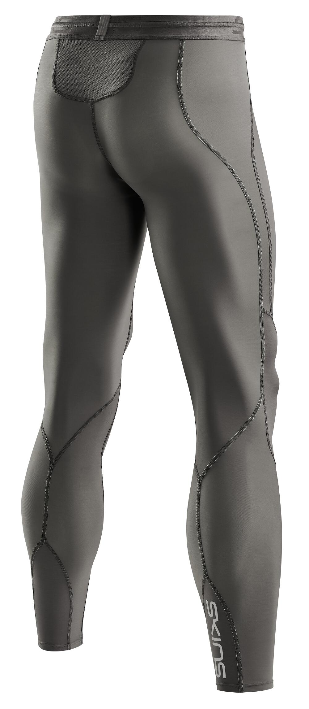 Running Men's Compression Long Tights 3-Series Charcoal