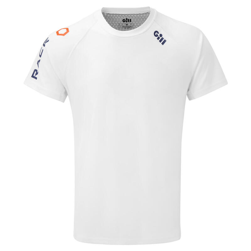 Men's Race Sailing Short Sleeve Tee - White