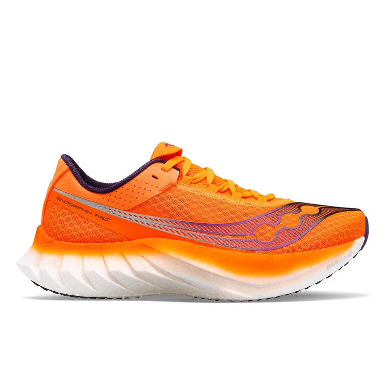 Saucony Men Endorphin Pro 4 Running Shoes ViziOrange UK10