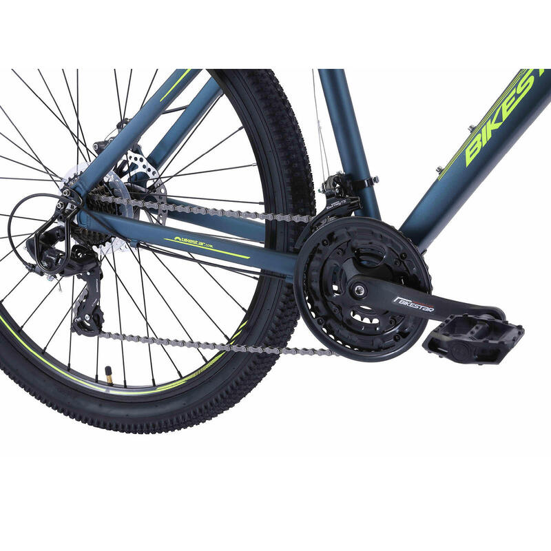 VTT 27.5" aluminium, semi-rigide, 21 vitesses, frein à disque