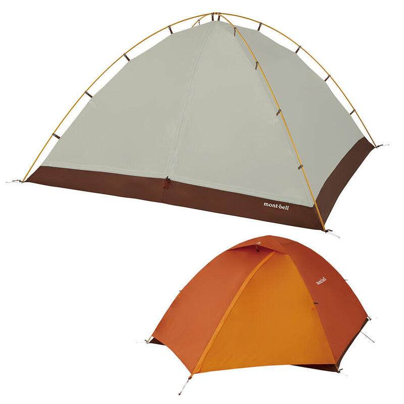 Chronos Dome Tent (4 persons) - Orange