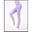 女款裸形長褲 - 水晶紫
