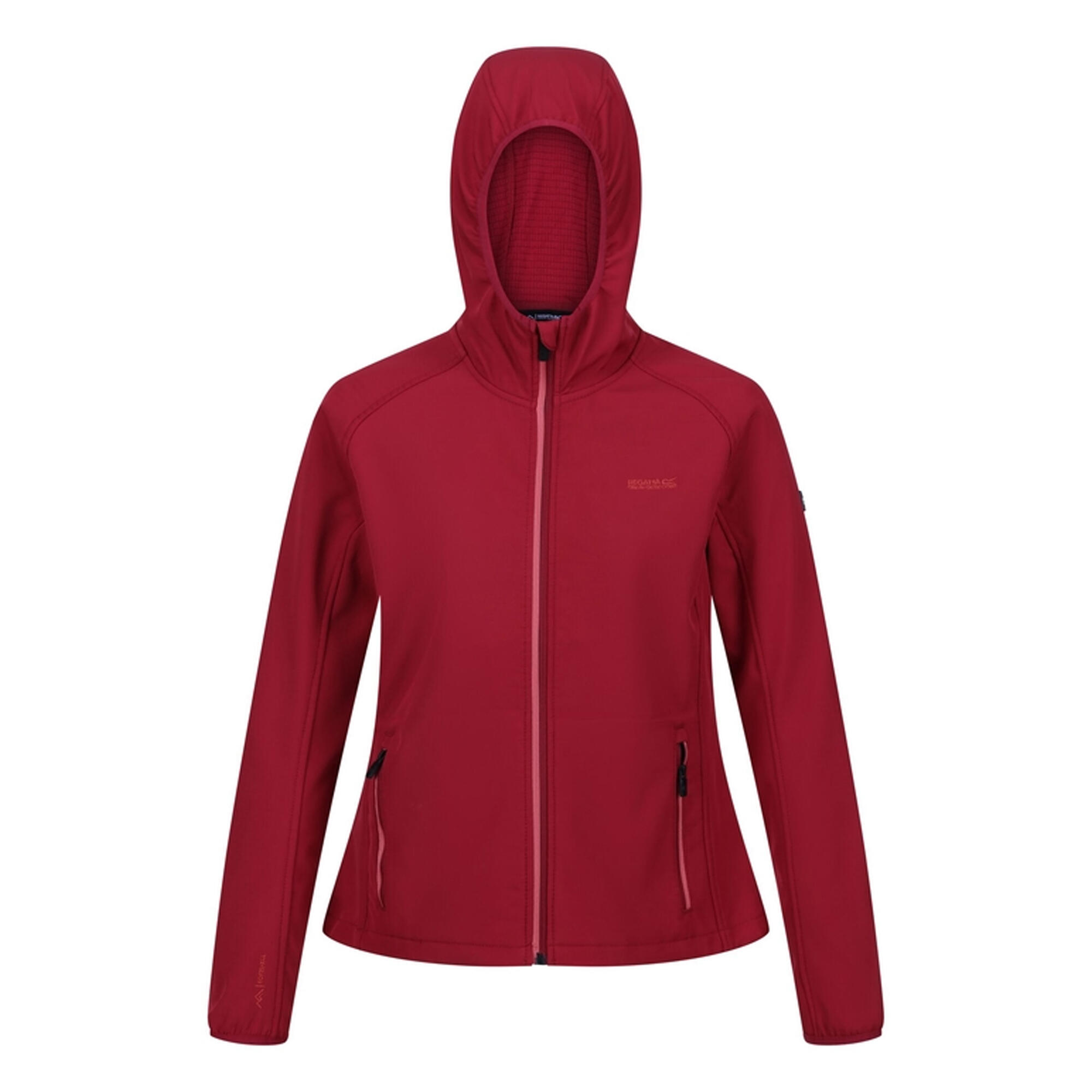 REGATTA Womens/Ladies Ared III Soft Shell Jacket (Rumba Red)