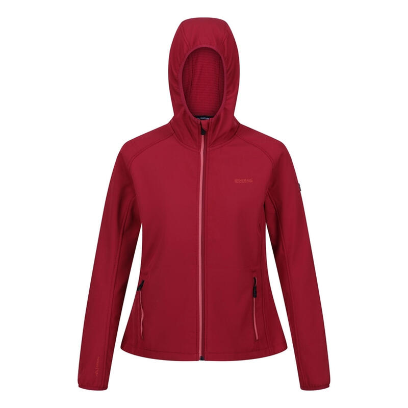 Veste softshell Femme (Rouge foncé)