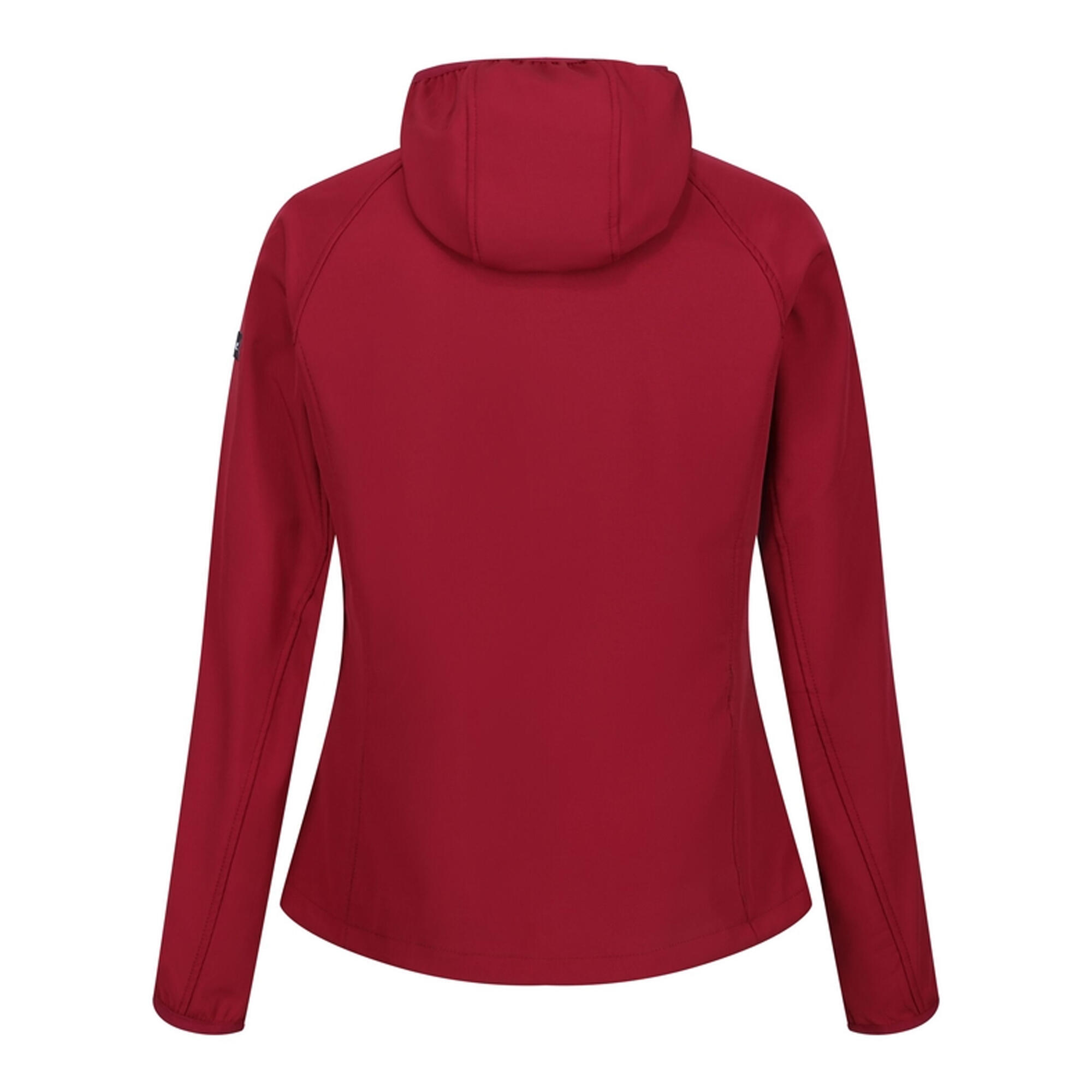 Womens/Ladies Ared III Soft Shell Jacket (Rumba Red) 2/4